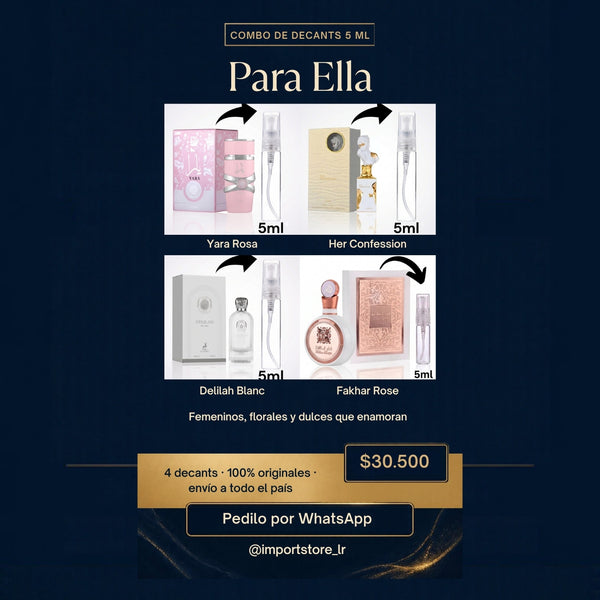 Combo Para Ella 4 decants 5 ml