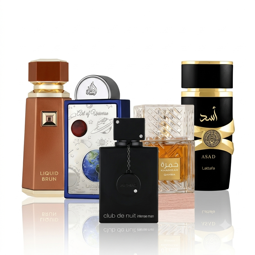 Combo Árabes Sellados 5 perfumes 100 ml