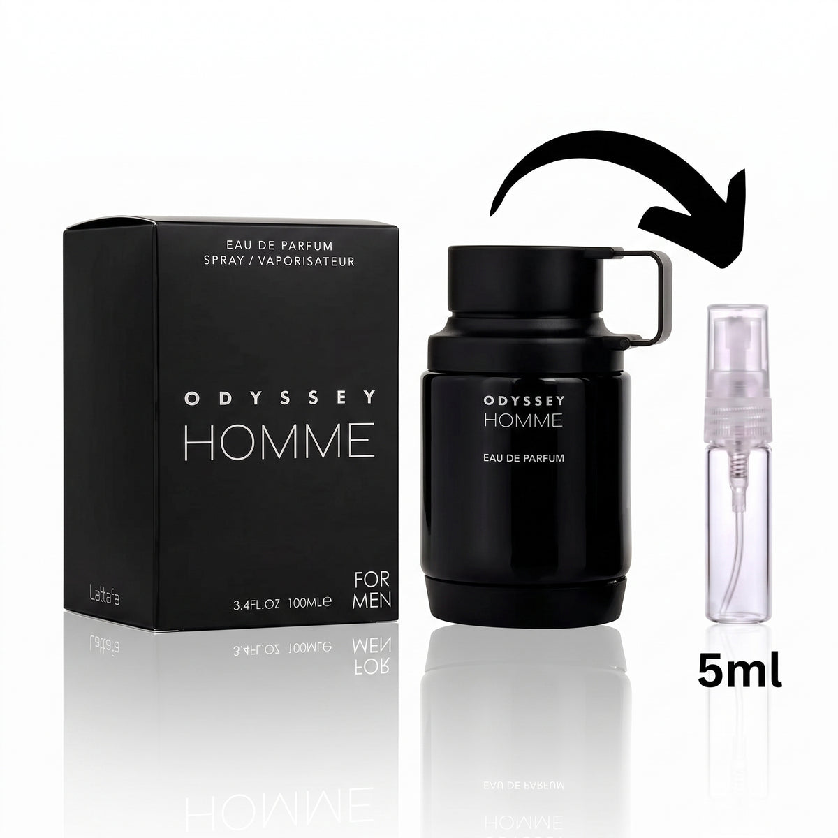 Odyssey Homme Black Decant 5 ml