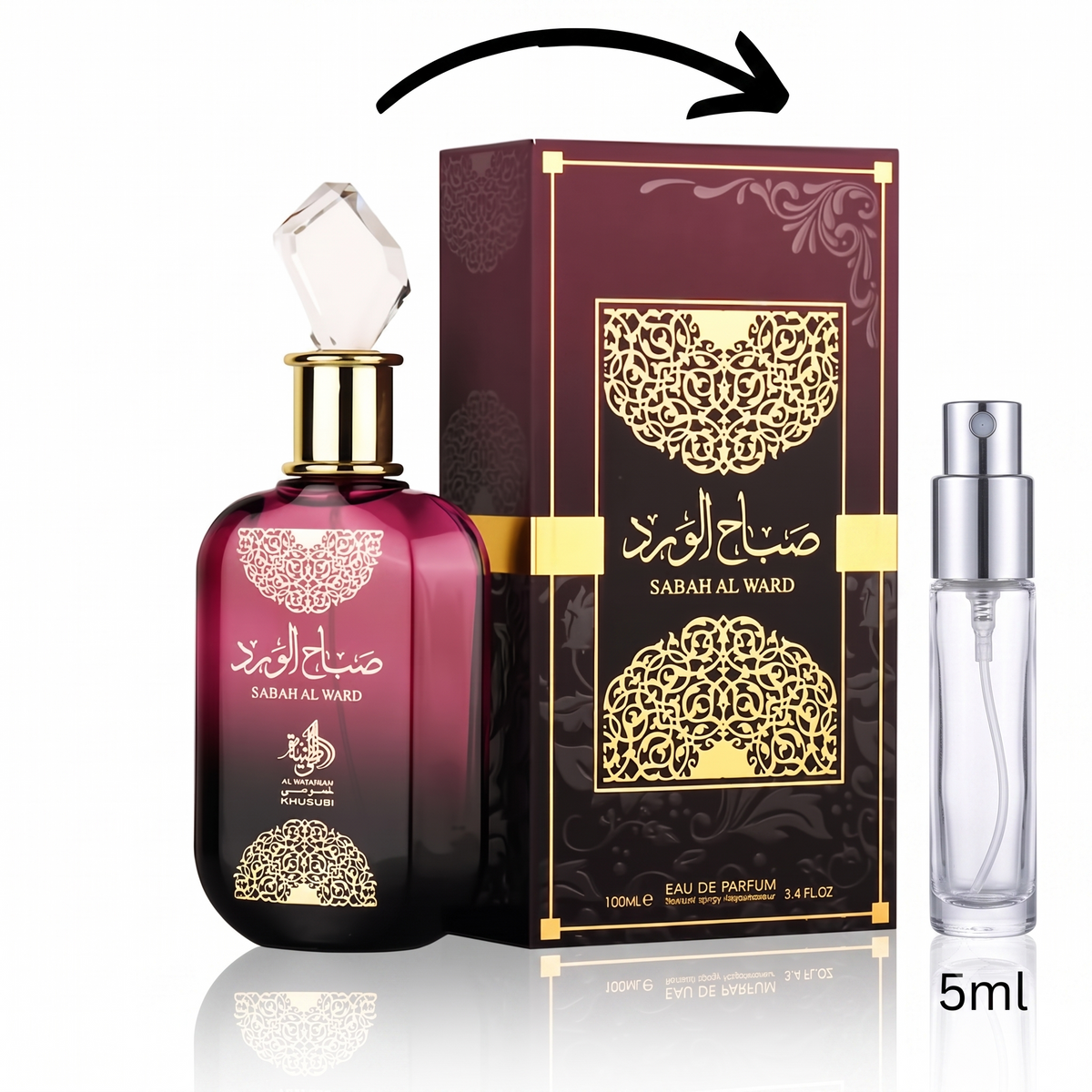 Sabah Al Ward Decant 5 ml